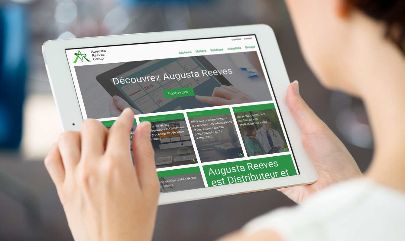 Augusta Reeves refonte de site web